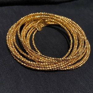 Stella & Dot gold wrap bracelet